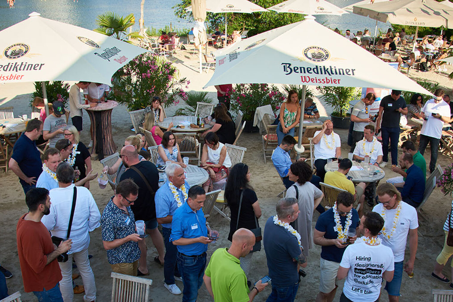 Besucher der Veranstaltung "StartUpBeach" Besucher der Veranstaltung "StartUpBeach" am Koblenzer Stattstrand