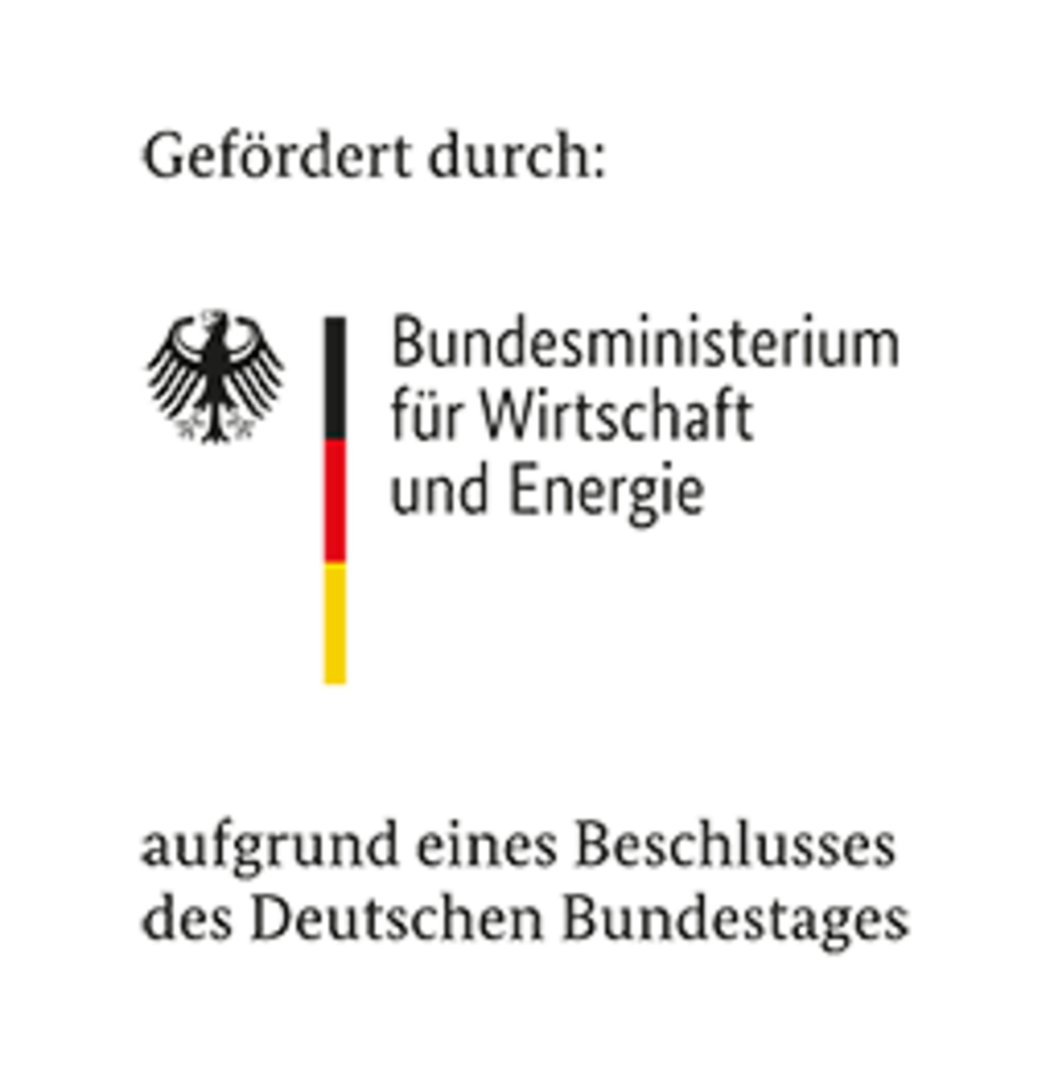 Logo des Bundesministeriums für Wirtschaft und Energie Logo des Bundesministeriums für Wirtschaft und Energie