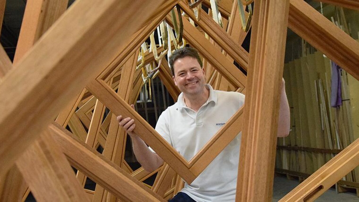 Thilo Schwarz leitet das gleichnamige, 1624 gegründete Fensterbauunternehmen aus Holzappel.